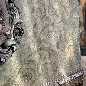 Трафарет - Путь Изобилия круг - Фотография интерьере 9