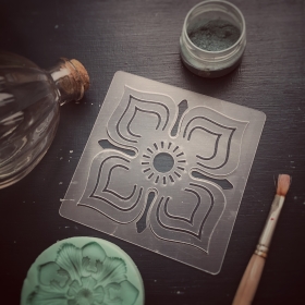 Трафарет - Берта