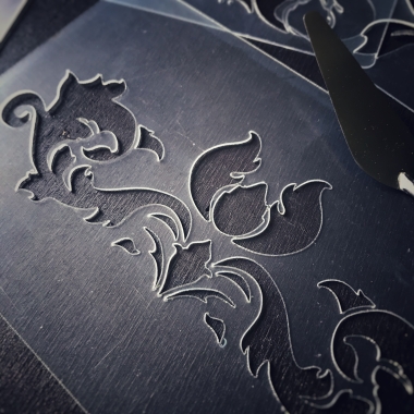 Трафарет - Аврора бордюр